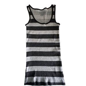 Faded Glory Womens XS/XCH (0-2) Sleeveless Striped Tank Dress